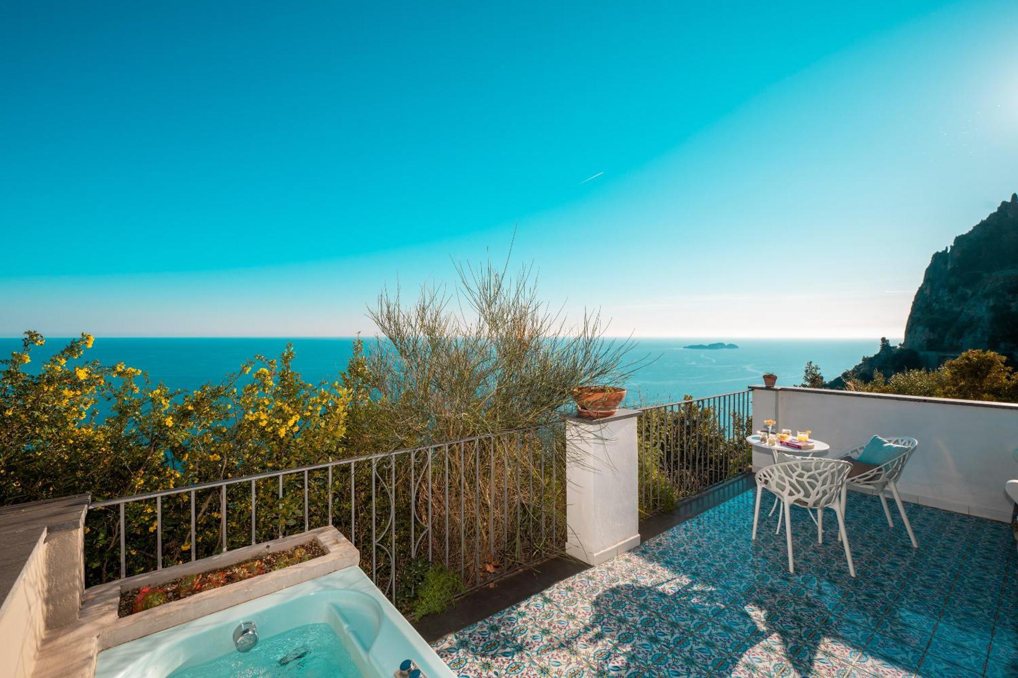 Villa Punta Del Sole Positano Eksteriør bilde