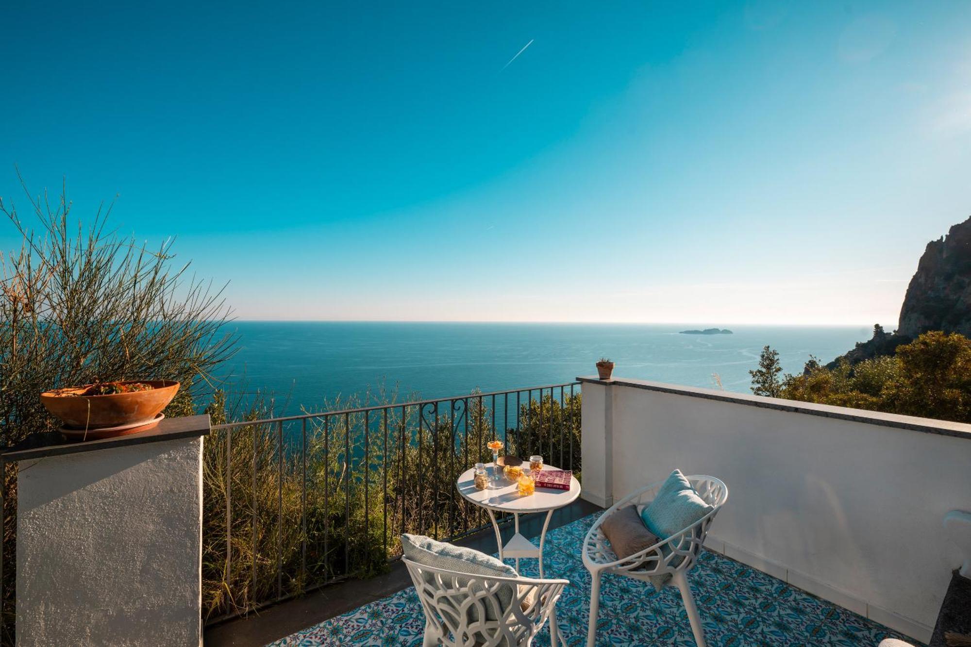 Villa Punta Del Sole Positano Eksteriør bilde