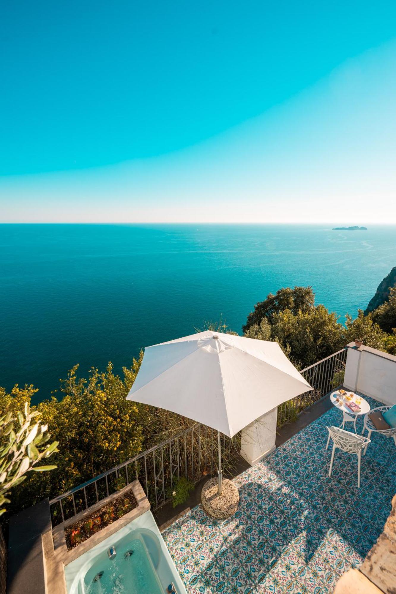 Villa Punta Del Sole Positano Eksteriør bilde