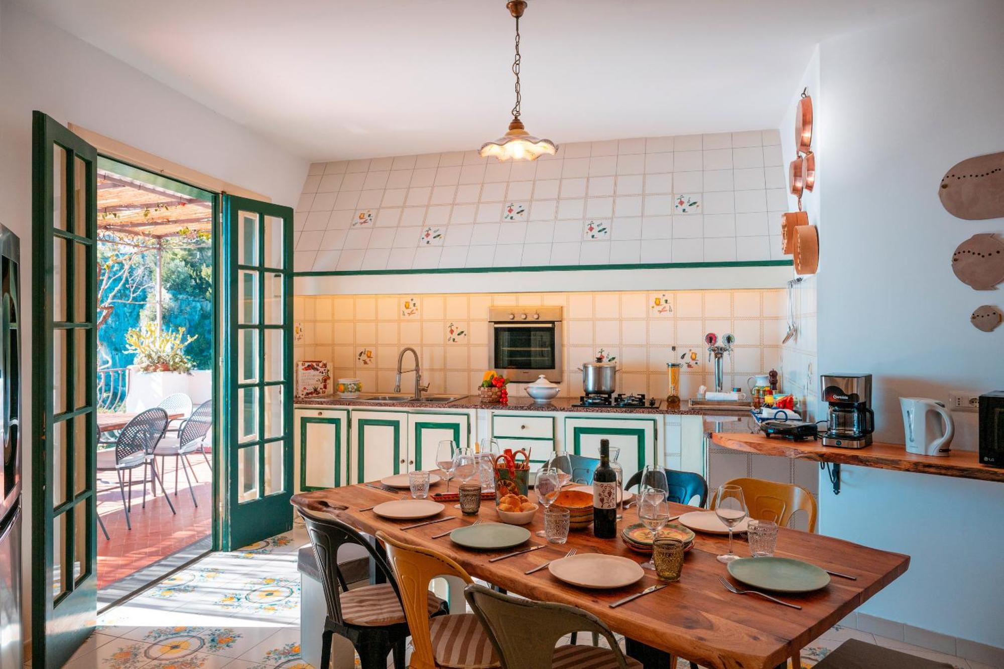 Villa Punta Del Sole Positano Eksteriør bilde