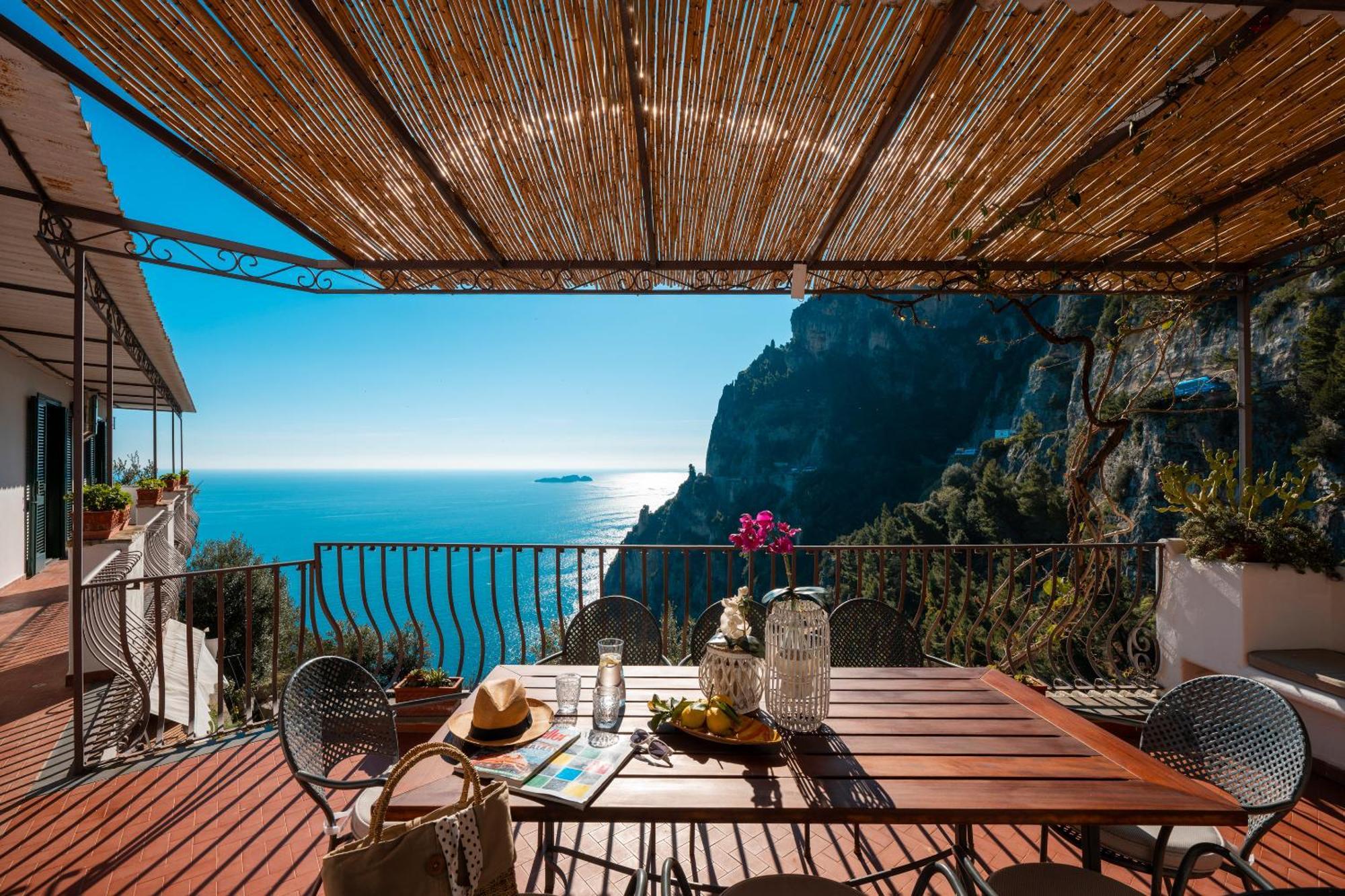 Villa Punta Del Sole Positano Eksteriør bilde