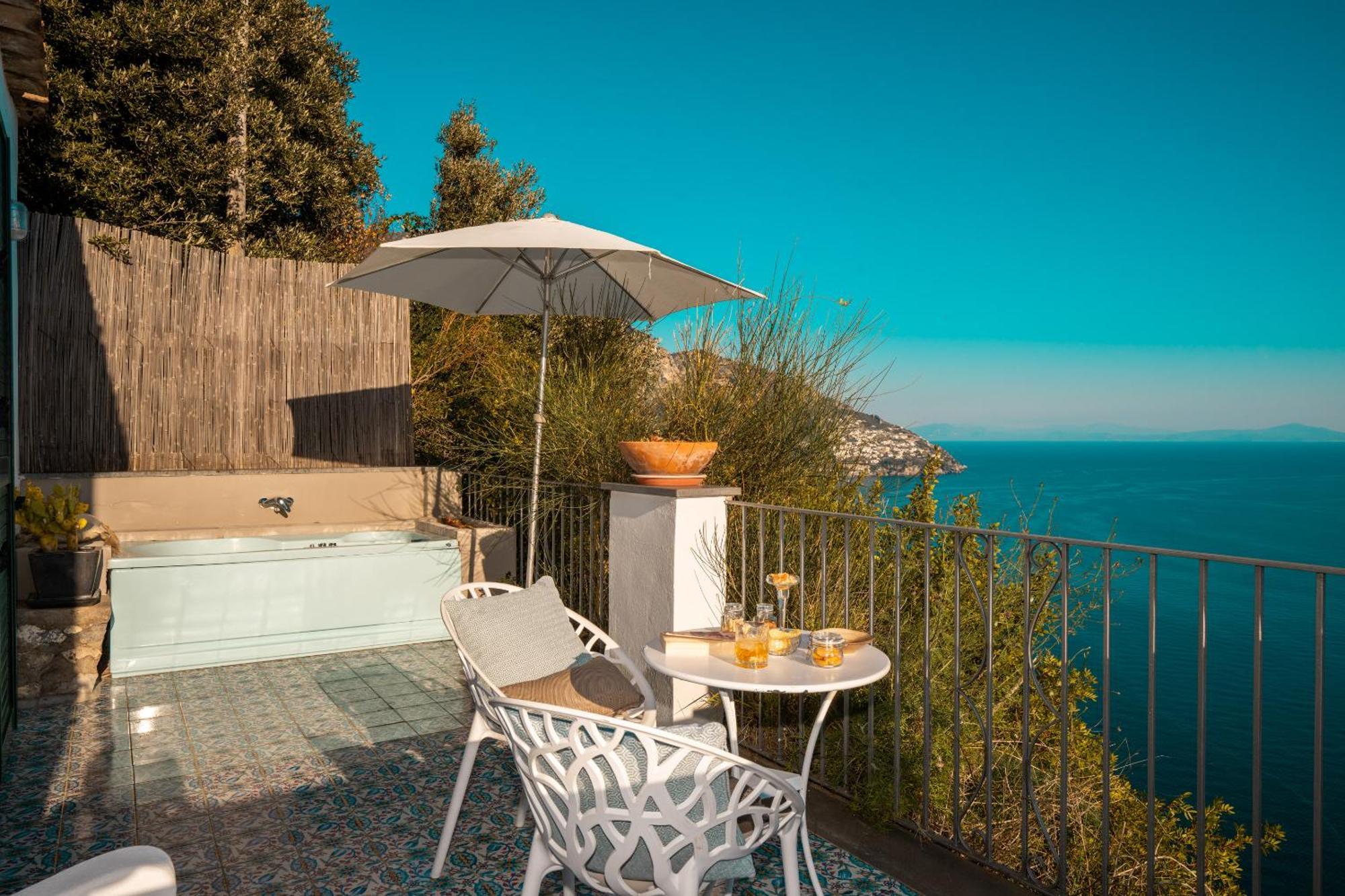 Villa Punta Del Sole Positano Eksteriør bilde